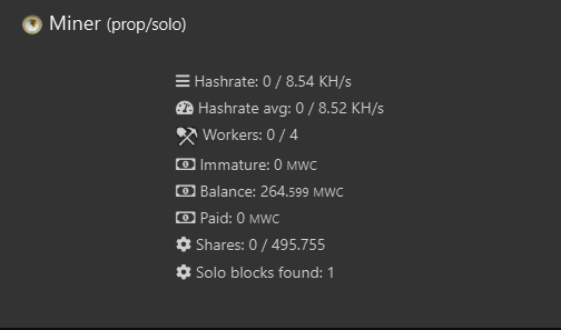 OBitsPlease's tweet image. Right after finding MYNTA first block, I stumbled across another early project for CPU mining and found a block within 4 minutes of mining.  Find them at @minerworldcoin and on reddit at r/MinersWorldCoin fun finding new projects to spec mine. #cryptomining #crypto #specmining