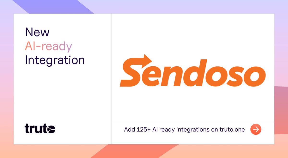 Truto - your native integrations butler 🫂 tweet media