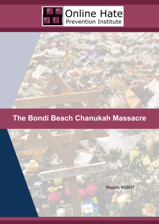 oboler's tweet image. BREAKING: @onlinehate releases MAJOR REPORT into the Bondi terrorist attack. 

Within minutes of the attack, online hate surged. "Bondi denial" joins Holocaust denial and October 7 denial as a form of Antisemitism in Australia. 

ohpi.org.au/bondi-report/