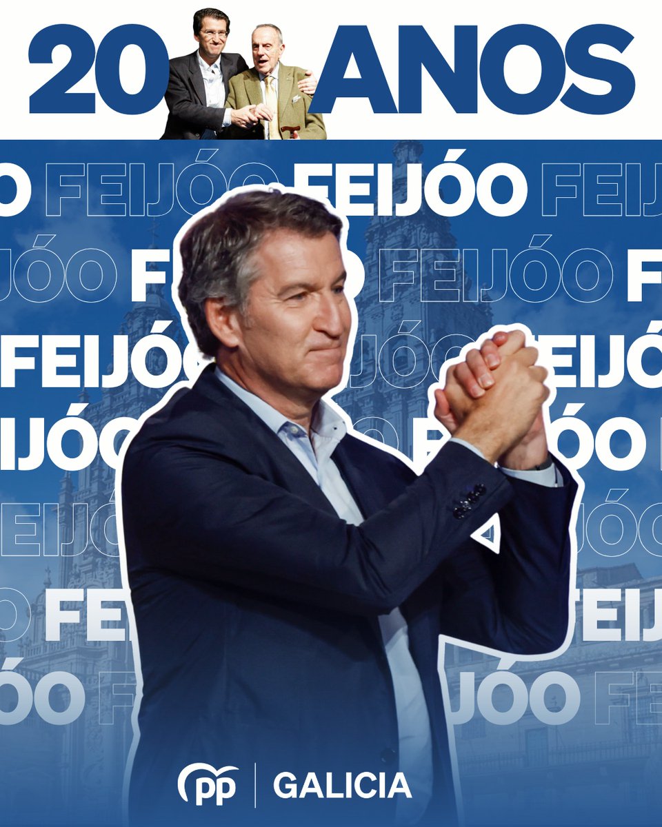 Hai decisións que marcan unha época, como a de <a href="/NunezFeijoo/">Alberto Núñez Feijóo</a> asumindo o liderado do <a href="/ppdegalicia/">PP de Galicia</a> hai hoxe 20 anos.

💙 Entre 2006 e 2022: un camiño feito de compromiso, estabilidade e amor por Galicia.
