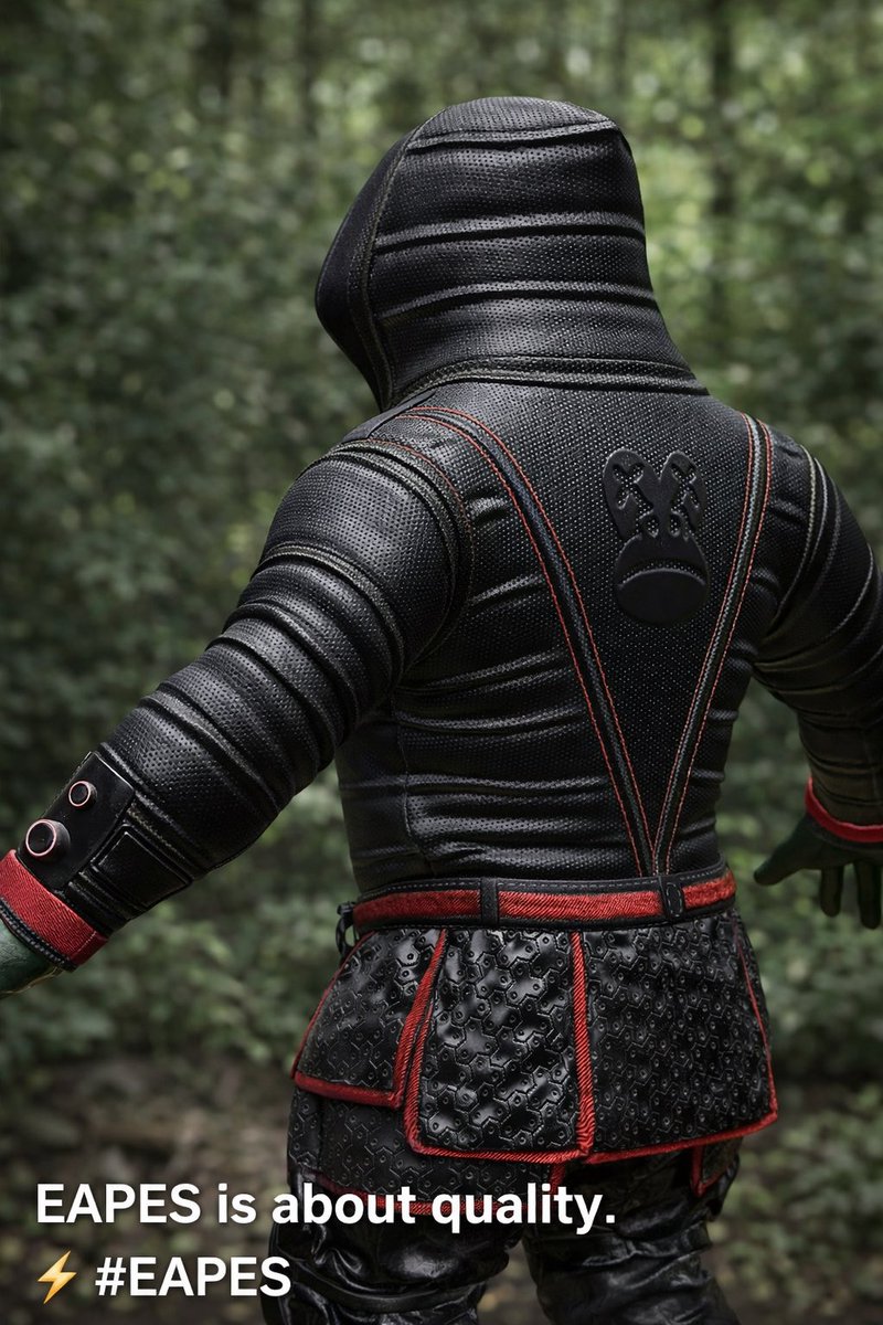 GM 
We’re obsessed with the details, because quality isn’t optional, it’s everything. 🖤
Much love to all Samurais owners 🥷
This is EAPES. Built different. 💎🔥