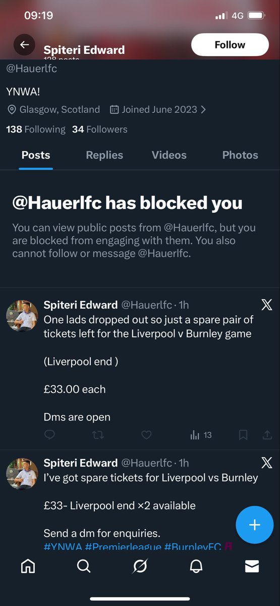 GazStan23's tweet photo. This scum bag has a lot of lads dropping out, scammer, do not buy https://t.co/7A22ageK8R