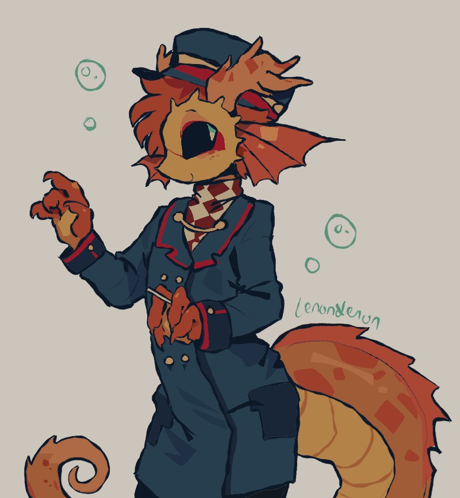 lenondenonn's tweet image. seahorse guy!