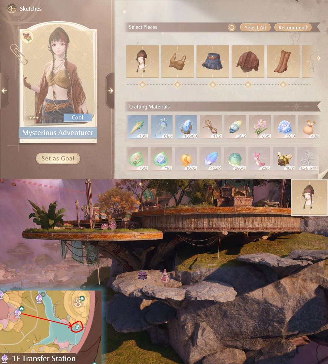 WhisperingNikki's tweet image. ♾ Infinity Nikki Version 2.1 "Life as a Poem"
3-Star Outfit [Mysterious Adventurer]

8 chests in total, all located in Spira
#InfinityNikki #无限暖暖 #無限暖暖 #인피니티ニ키 #インフィニティニキ