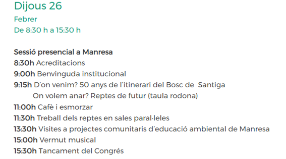 Congrés Nacional d’Educació Ambiental tweet media