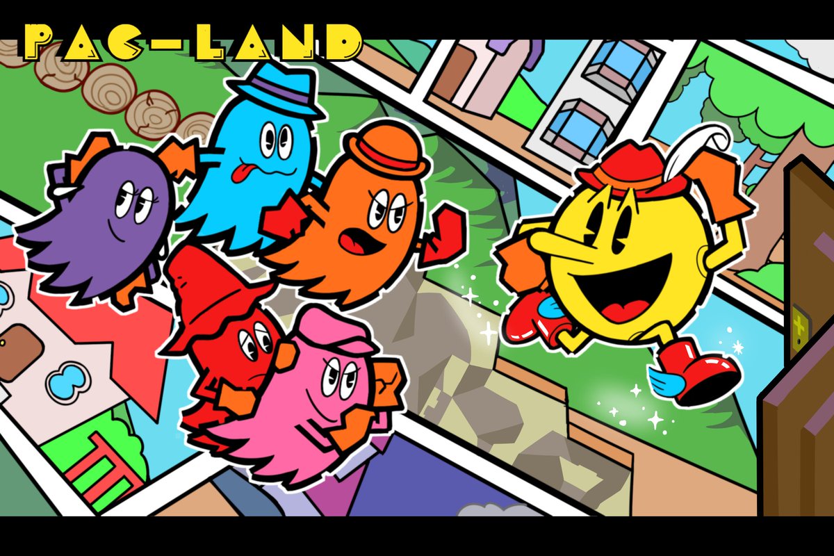 h9a3e17e_8's tweet image. Do you know this fan art I drew?
Back in 2016-2017, I diligently drew this picture using FireAlpaca software, trying to make it look like the official art... (And at the time, I absolutely loved Hanna-Barbera's Pac-Man).
#Pacman
