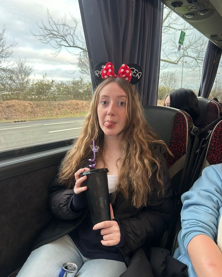 GeorgeEliotAcad's tweet image. Pupils are out and about exploring Disney today, especially these three happy winners for participation in the maths seminar.