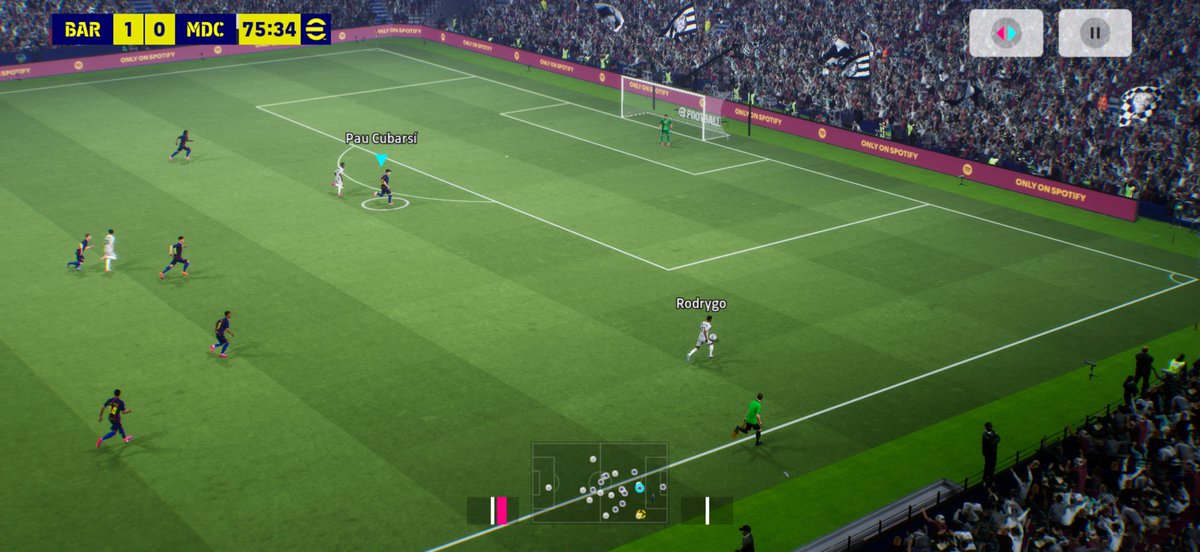 ProEvoClips's tweet image. Spotify Camp Nou in #eFootball Mobile