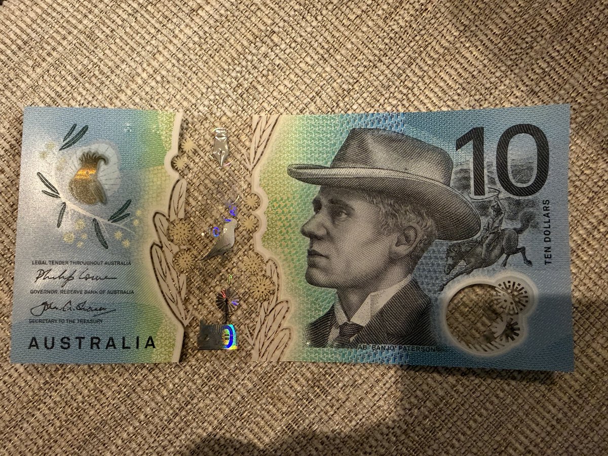 とりあえずオーストラリアドルを40ドル！プラスチックみたいなので出来ていて面白い #2026TTPAUS
