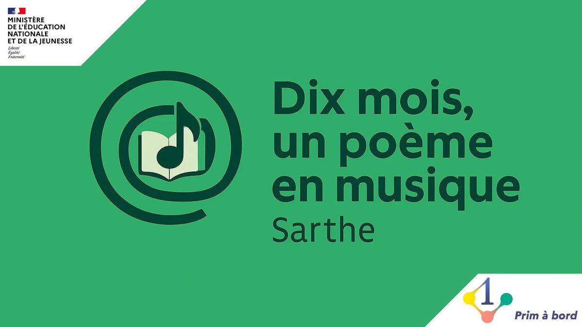 Cycles 1⃣, 2⃣et 3⃣ | Enseigner | #Français #Musique

📌 Dis-moi un poème en musique, explorer les liens entre poésie et musique

▶️ primabord.eduscol.education.fr/dis-moi-un-poe…

✅ Être à la fois auteur, interprète et créateur sonore. 
✅ Partager ses réalisations sur l'#ENT.