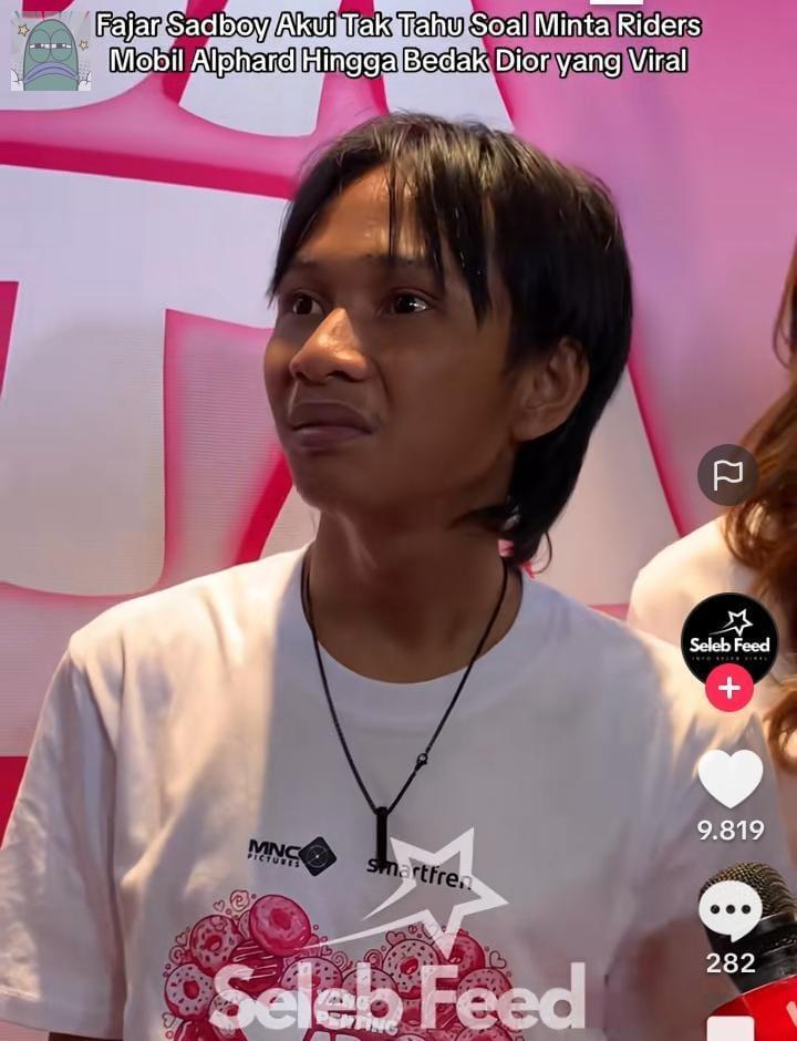 💚 yg kemaren kirim mf soal ridersnya fajar sadboy ini parah si kalo cuma mau cari atensi atau justru mau ngejatuhin, dia aja ditanyain kek gatau apa apa soal itu, kasian bgt liatnya