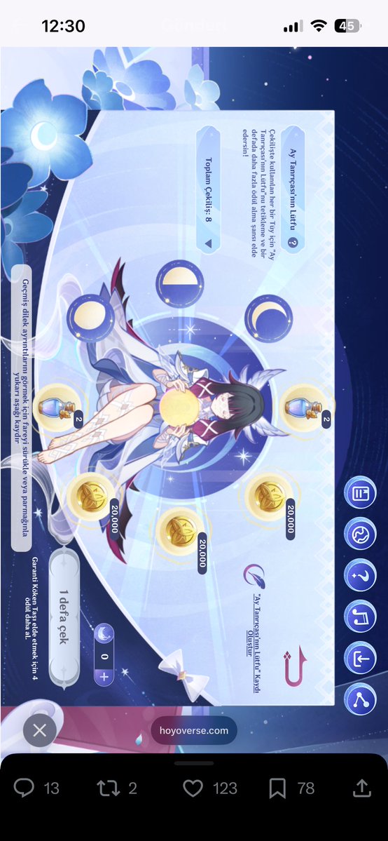 bahti sikiklere ozel olmayan insanlara "COK PRIMO VEREN " event gelmis bu da link:hoyo.link/DFg4k7Yll?m_co…