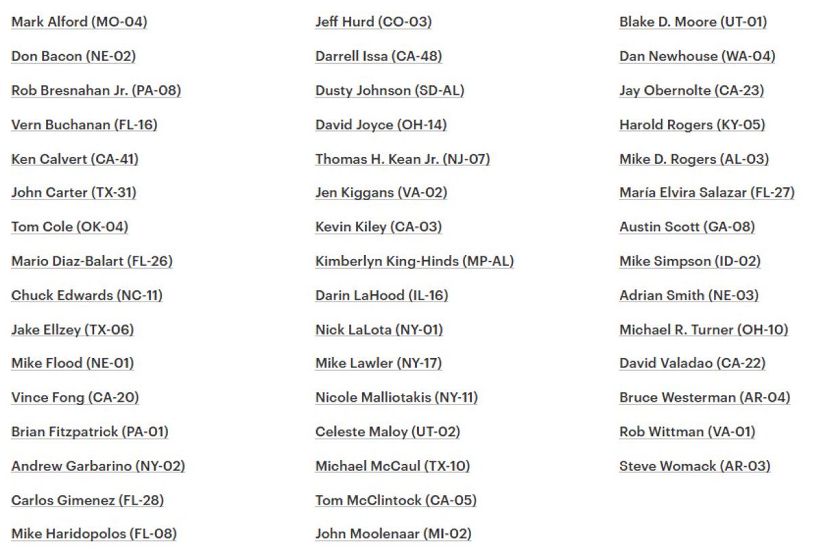 Milajoy's tweet image. Here are the 46 DUMBASSED Representatives that actually voted NO on DEFUNDING Rogue judges like Boasberg.

12 more refused to vote. 

They all deserve a PRIMARY. 

MOCK THEM NOW.