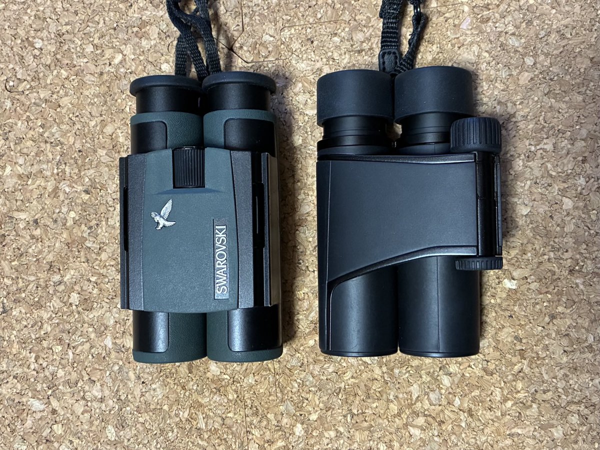 ヒカリのセットとカナリィのセット SWAROVSKI CL POCKET 10x25と ZEISS Victory Pocket 10x25 ポケット