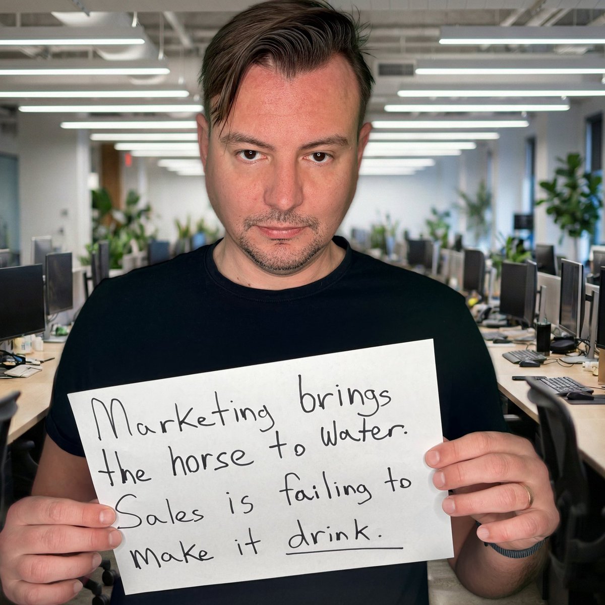 If you have to explain why a lead is "good," your sales process is broken.

Rookies copy what everyone else is chasing. 

Pros ignore the noise and look at the data.

If the horse isn't drinking, stop blaming the water.