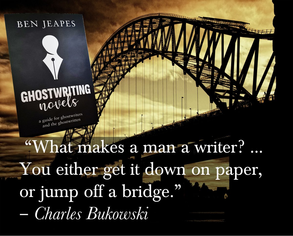benjeapes's tweet image. Fortunately there is a third option. Get help.
#Creativity #WritingTip #ghostwriting
GHOSTWRITING NOVELS: A GUIDE FOR GHOSTWRITERS AND THE GHOSTWRITTEN. 
ghostwritingnovels.com