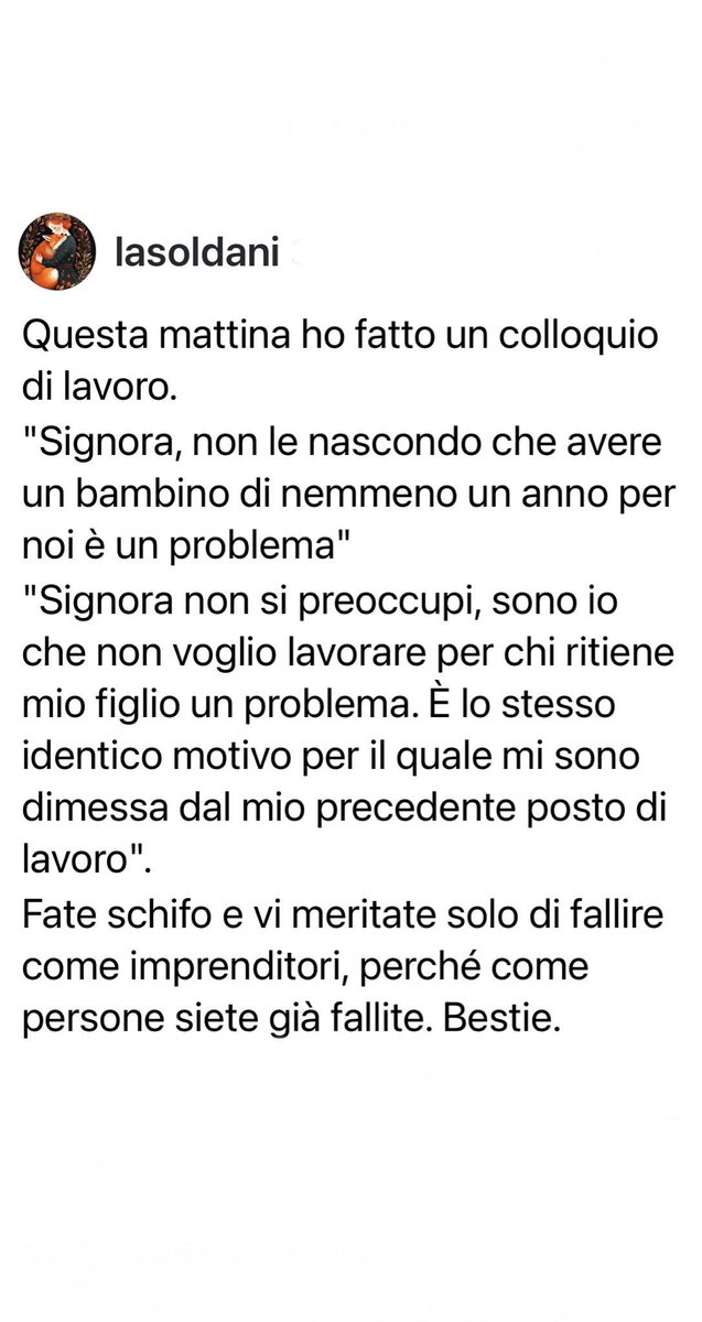 MadameA02's tweet image. Tutti che ti dicono di figliare, ma nessuno che ti dice che poi diventi invisibile per il mondo esterno perché sei una mamma.

Donna.Vita.Cazzi tuoi.