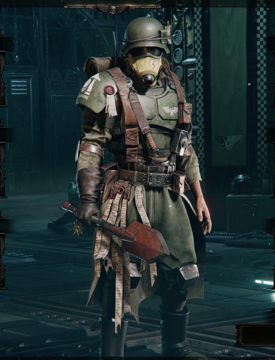 #darktide
ベテランの見た目。結構気に入ってる