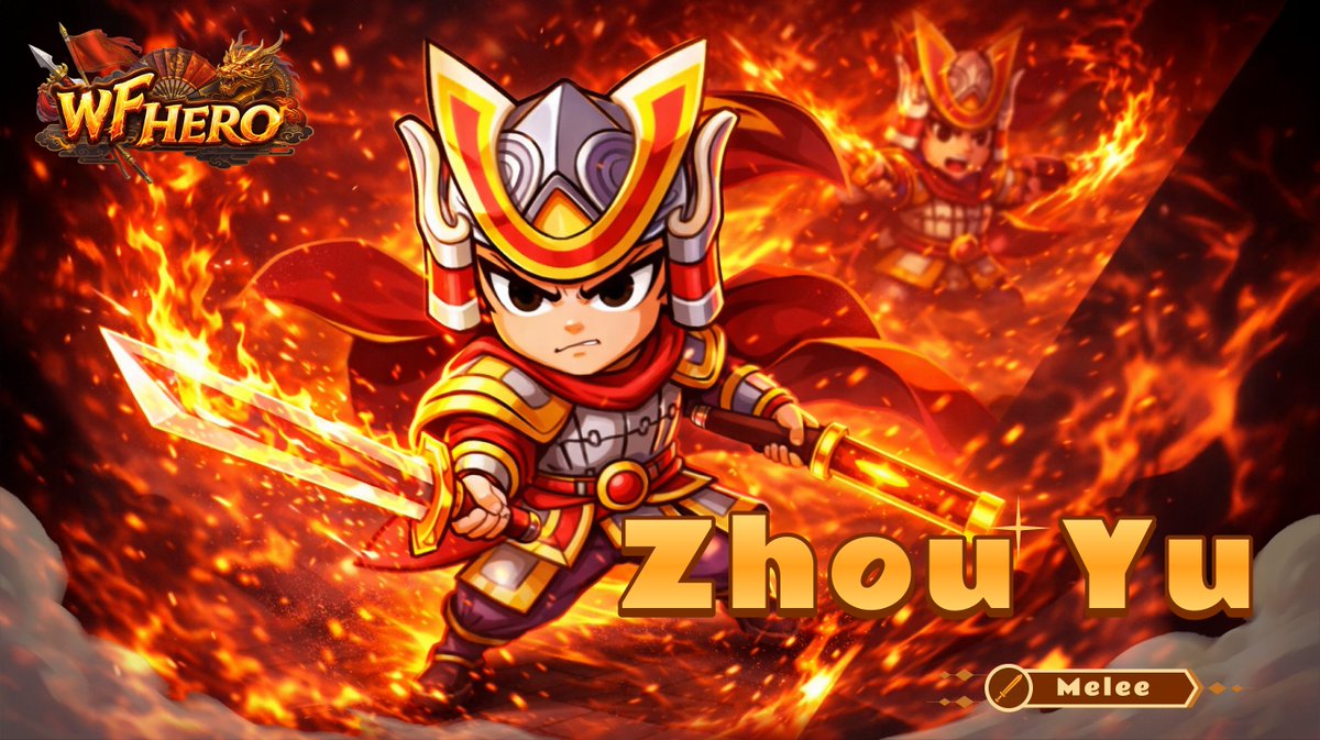 🔥 WF Hero Legend: Zhou Yu 

🐦‍ Brilliant commander behind the Red Cliffs. Master of fire and melody

✨ Melee: Devastatingly strong elemental skills

🚀 Dominate challenging levels to secure high-tier asset growth 

🥵 Can you handle the heat of his strategy?

#WFHero