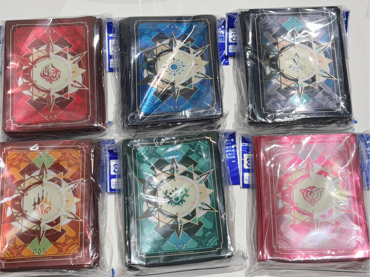 🔥ヴァンハッピー通信🔥】 国家柄スリーブ全6⃣国家分入荷‼️ 貴重な