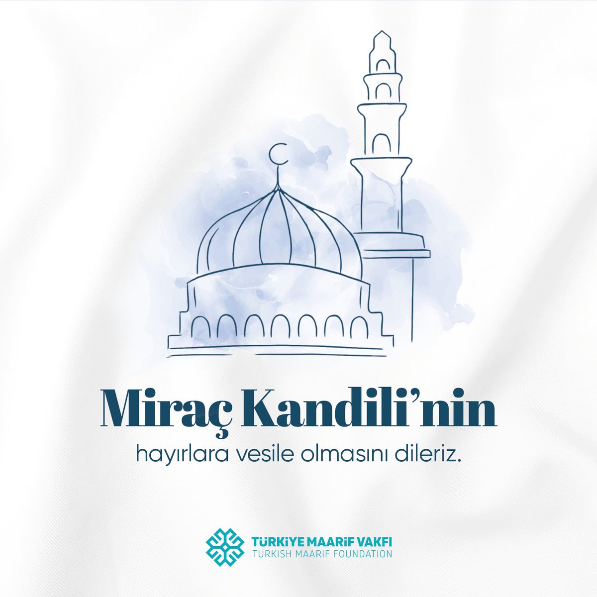 Miraç Kandili'nin hayırlara vesile olmasını diler, bu mübarek gecenin tüm insanlığa huzur ve bereket getirmesini temenni ederiz. 🌿

#MiraçKandili