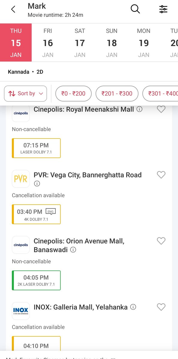 #MarkTheFilm 
7ff post 3pm 👌 Bengaluru 
#KicchaSudeep