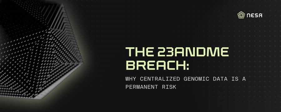 0xgilllee's tweet photo. The full therapy records at Vastaamo leaked.

The DNA data of 7m people at 23andMe now exposed permanently.

Some still say it’s due to “smart hackers” or “weak passwords”?

But as @nesaorg points out, the real issue lies in system design.

When data is stored in a readable, centralized form, it only takes one mistake for everything to fall into the wrong hands.

Privacy has to be built into the architecture.

Study nesa.
