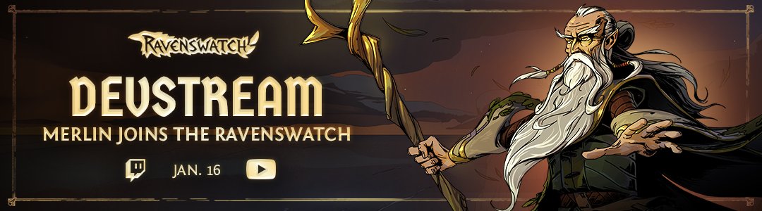 PlayRavenswatch's tweet image. Tomorrow, Merlin takes the stage 🧙‍♂️
Watch the dev team unleash his legendary magic live on Twitch and YouTube.

📆 January 16
🕔 5 PM CET