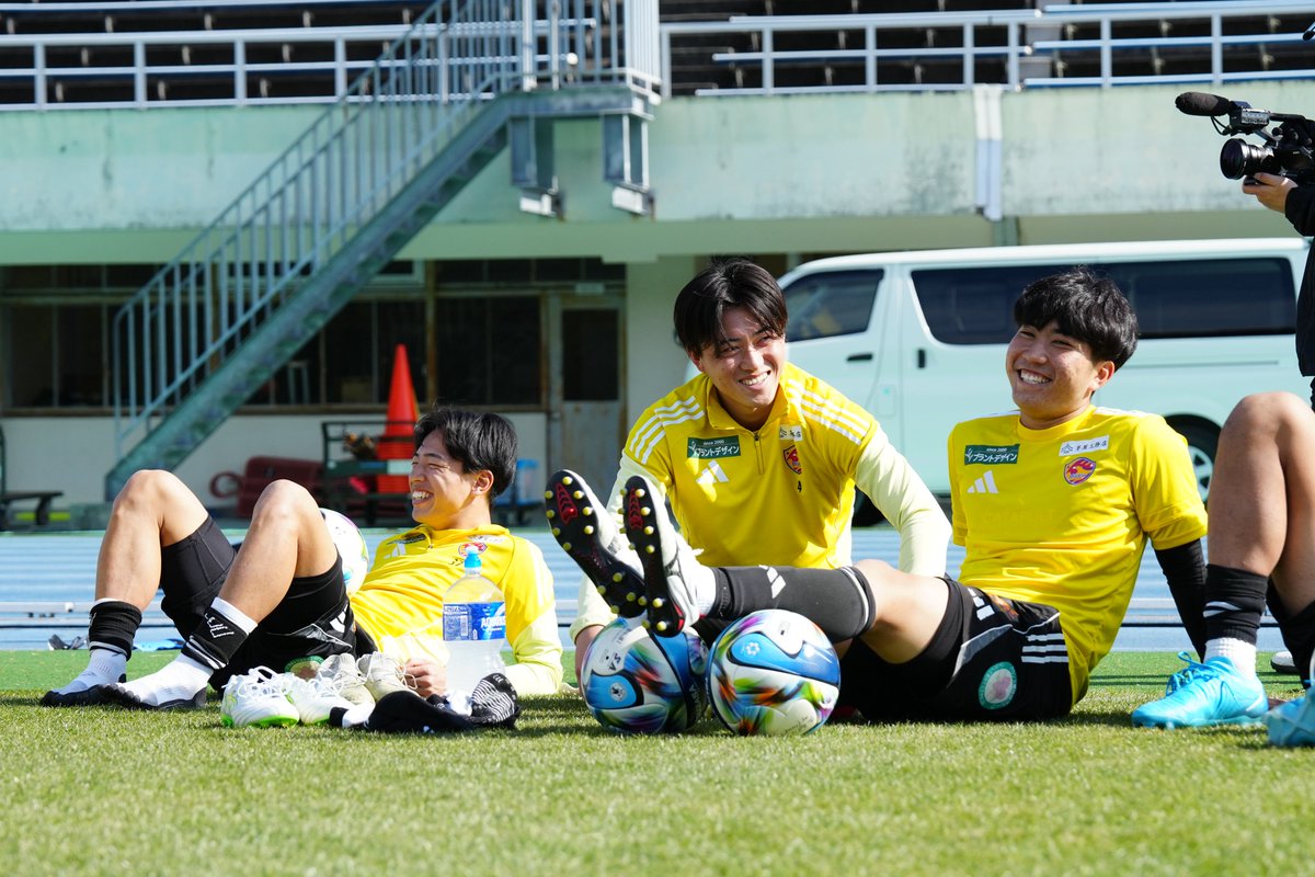 Today's training photos③📸 トレーニング後🌇 🦅OPENING MATCH