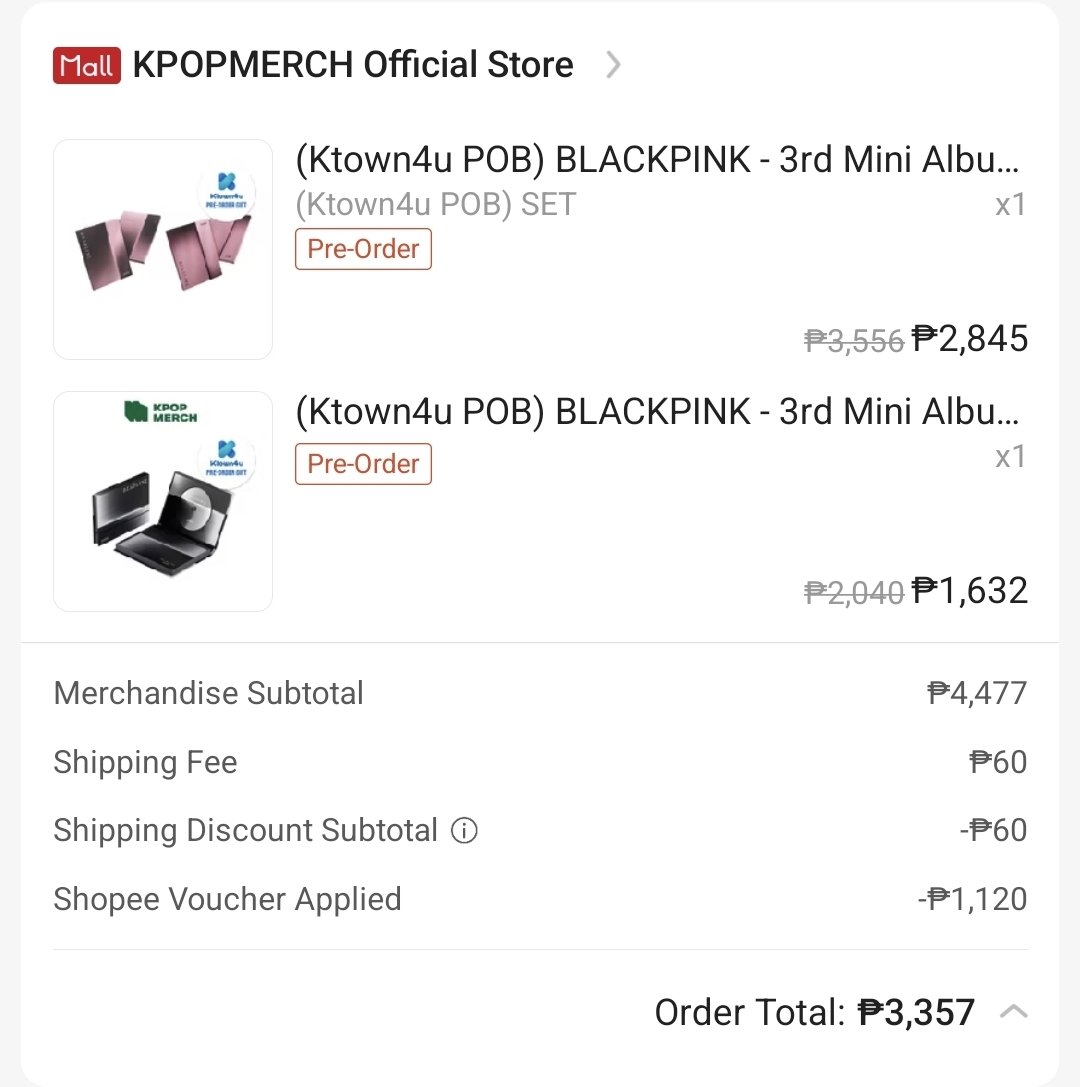 WainneGo's tweet photo. ALL BLACKPINK DEADLINE ALBUM VERSIONS FOR ONLY  ₱8,375 (may go lower depending on your vouchers)

COD AND FAST ETA
Salamat @KpopmerchShopee (not sponsored) 

@BLACKPINK #블랙핑크 #3rdMINIALBUM #DEADLINE https://t.co/aGRlSA44nO