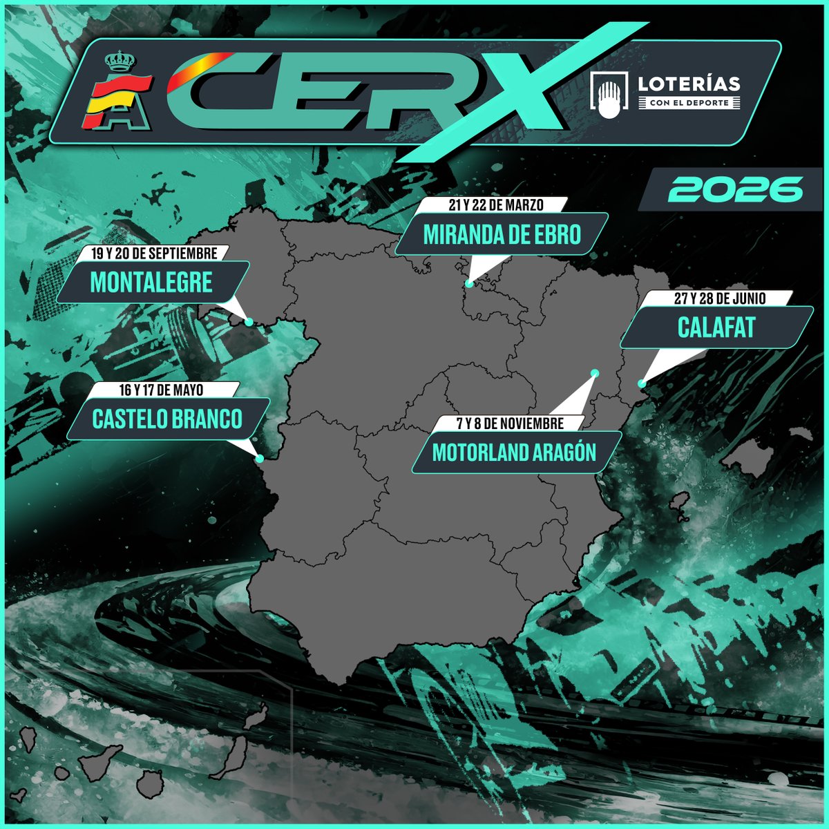 📰 La Asamblea General de la <a href="/RFEdeA/">Real Federación Española de Automovilismo</a> aprobó el Calendario 2026 del #CERXLoterías ✅

🌐 cerx.rfeda.es/noticias/c/0/i…

#CERX #Rallycross