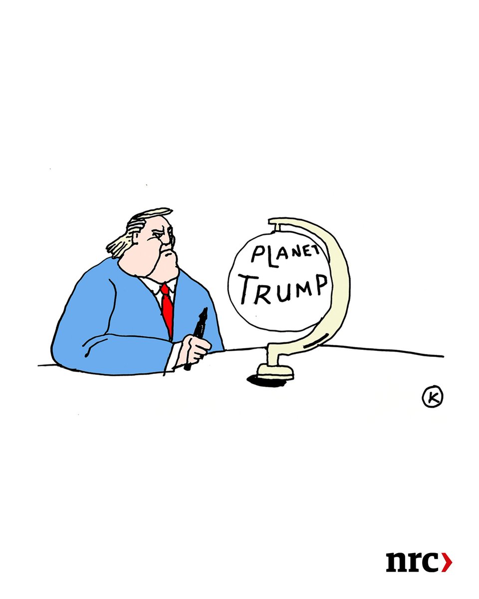 The world according to #Trump He kidnapped the president from #Venezuela, threatens #Columbia, #Mexico and wants to make #Canada and #Greenland a part off the #USA. The man is a lunatic.