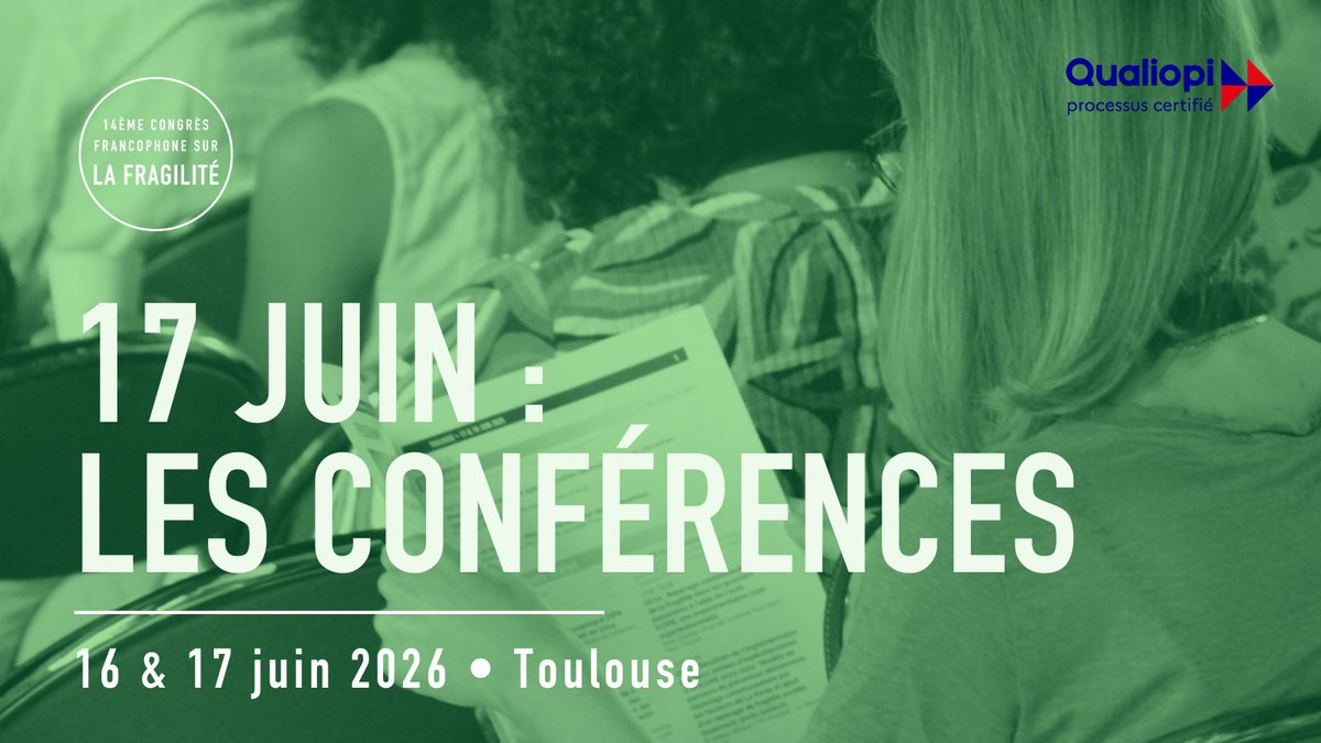 CONGRES FRAGILITE tweet media