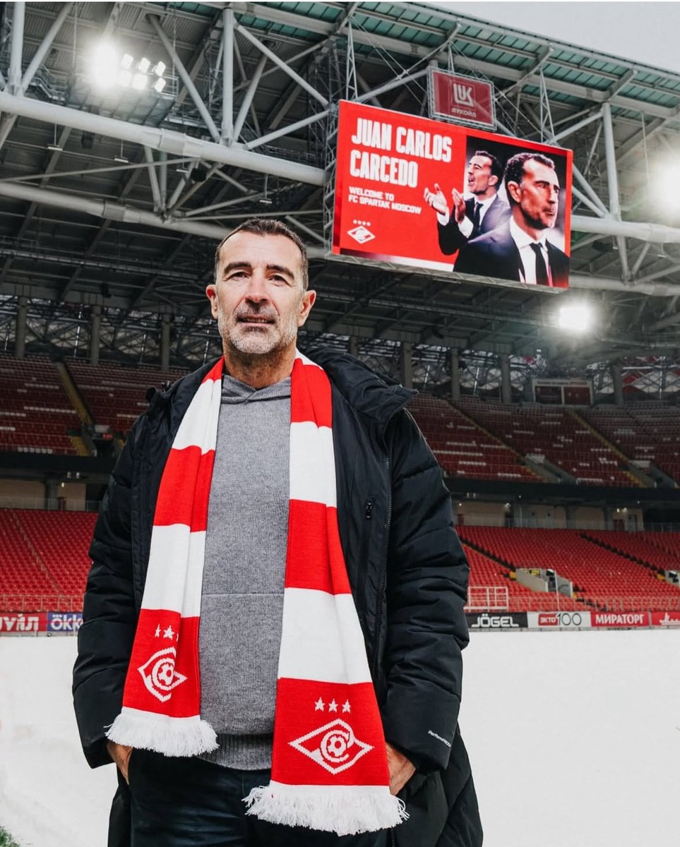 ℹ️ ✍️ FICHAJE | <a href="/Carcedo14/">Juan Carlos Carcedo</a> inicia un nuevo proyecto entrenador del Spartak de Moscú

Mucha suerte, míster 🤜🤛

#EntrenadoresRFEF