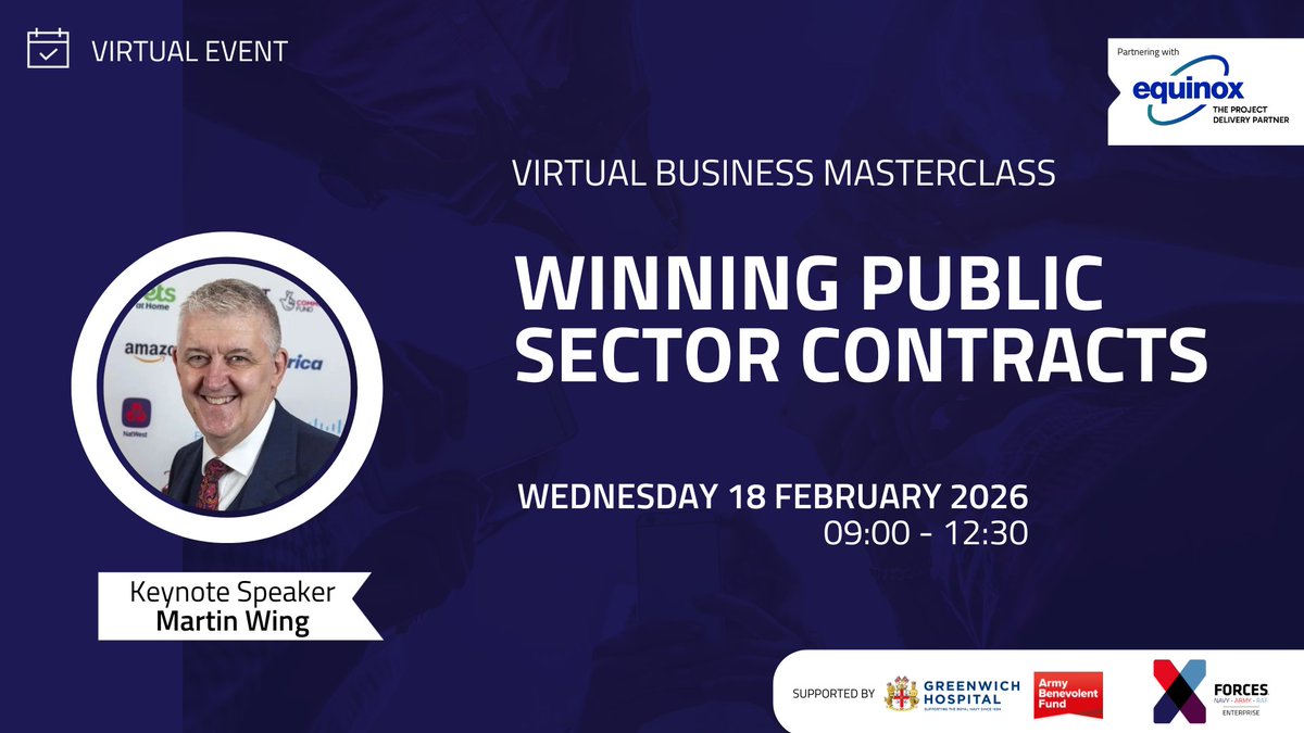 XForces's tweet photo. Selling to the #publicsector can transform your business if you know how to navigate it.

Join our Masterclass 'How to Sell to the Public Sector' and gain practical insight, clarity, and confidence to win contracts.

📆 18 Feb

📍 Online

Book ➡️ https://t.co/N1I1BwNaqA https://t.co/FHXuYT4qsd