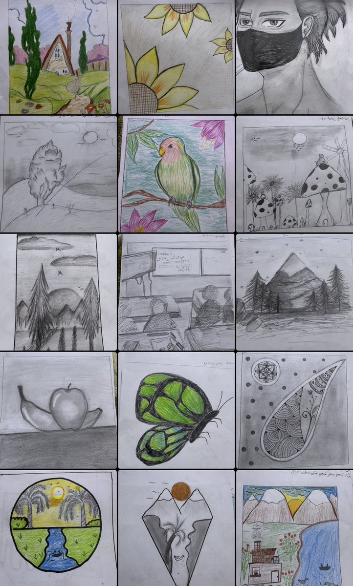 درس الفنية 🎨🧑🏼‍🎨👇🏻