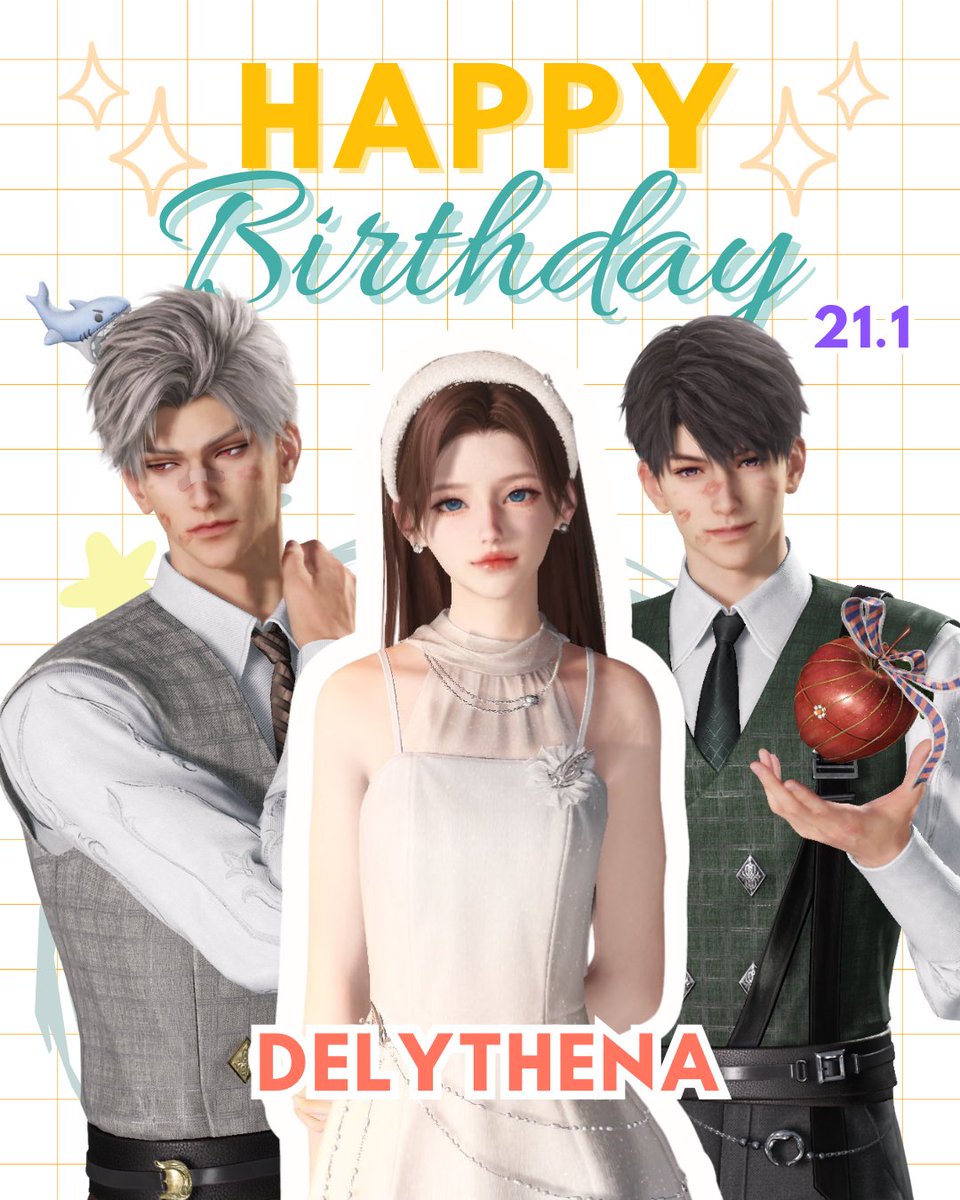 dearsyleb's tweet image. — Love and Deepspace Giveaway by @yourmatcety Birthday Edition🎂🎉 

🎁 for 6 winners, rewards :
𖹭 Wish Gift (1x) 
𖹭 Aurum Pass (2x)
𖹭 60 Crystal (3x)

Rules:
⟳ retweet
𖹭 like
Reply wish for Dely and all of us + your MC Li pict

End. 20 Jan.
Good luck babies (๑ᵔ⤙ᵔ๑) 🍎 🐦‍⬛