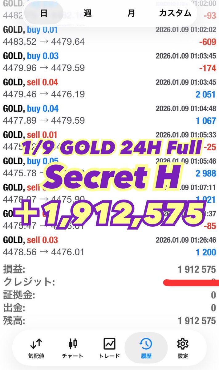 攻撃こそ最大の防御なり⚔️

24時間稼働も可能な超爆益 #無料EA🔥Secret H🔥

✅高耐久
✅高速利確
✅超爆益
✅証拠金10万円〜

脳汁ドバドバの強いEA
こちらからGET‼️
🔻🔻🔻
is.gd/NkM78a

自動売買 XAUUSD GOLD BTC 最高値更新 パチンコ パチスロ 予想 高市総理 副業紹介 #ad