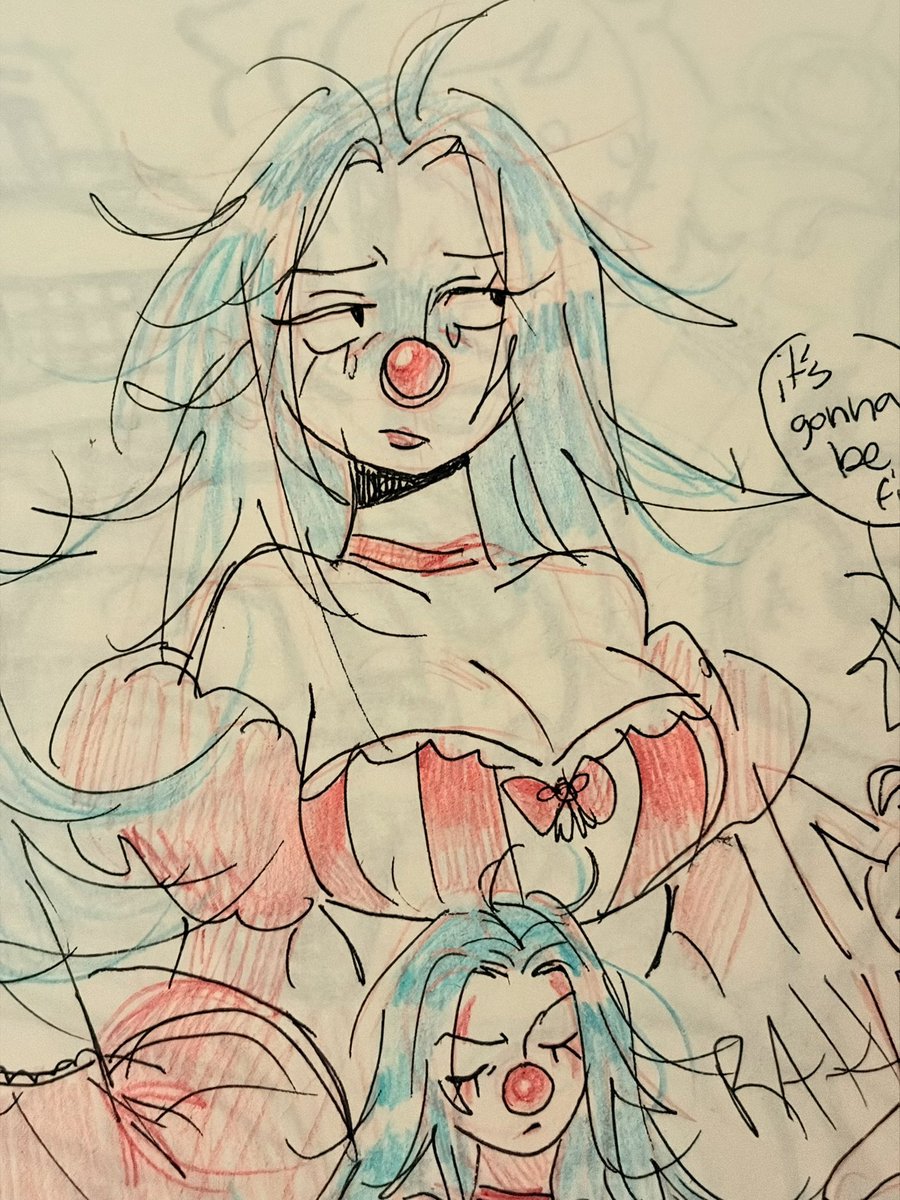 oooh buggy… in the sketchbook with the thinnest pages lol