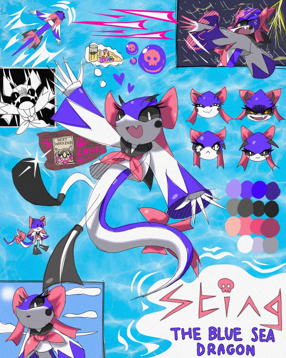 SPECTORlOUS's tweet image. Here's my Sonic OC, Sting the Blue Sea Dragon
#sonicfanart #originalcharacter