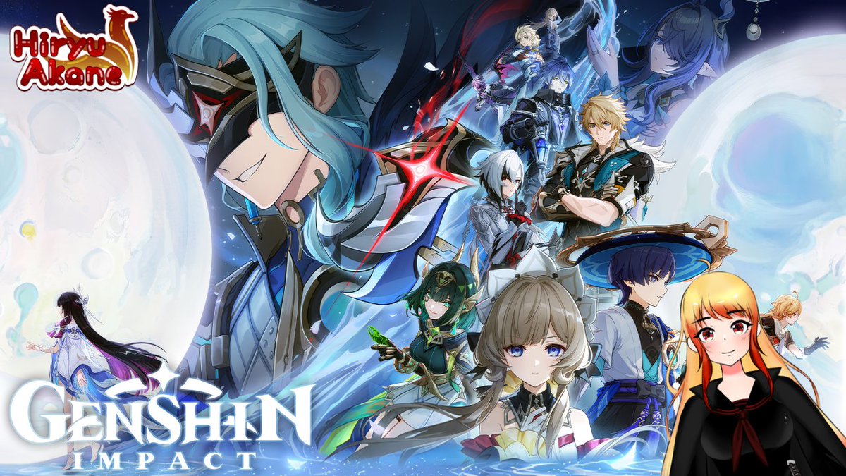 HiryuAkaneVT's tweet image. 🔴Live Now🔴
"Song of the Welkin Moon" Archon quest continues as we go forth with Act VII 
#vtuber #genshin #envtuber #vtuberuprising
youtube.com/live/C7W81rUyE…