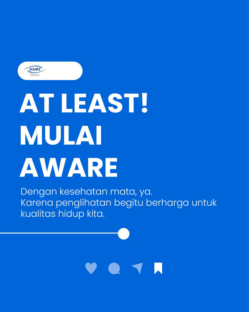 Jangan hanya kulit dijaga, tapi soal mata? Malah lupa. Jangan ya, sahabat #KMNEyeCare. [2]