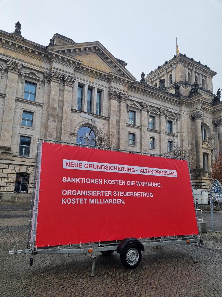 Freu mich über Statement von Verbänden&amp;Gewerkschaften vormBundestag: Neue #Grundsicherung - altes Problem #Sanktionen kosten die Wohnung. Organisierter Steuerbetrug kostet Milliarden <a href="/Paritaet/">Der Paritätische</a> <a href="/AWOBund/">AWO Bundesverband</a> <a href="/DGB_BW/">Deutscher Gewerkschaftsbund BW</a> @verdi #volksoli <a href="/DMBMieterbund/">Deutscher Mieterbund</a> <a href="/VdK_Deutschland/">Sozialverband VdK</a> <a href="/SoVD_Bund/">SoVD – Sozialverband Deutschland e.V.</a> <a href="/diakonie/">Diakonie Deutschland</a>