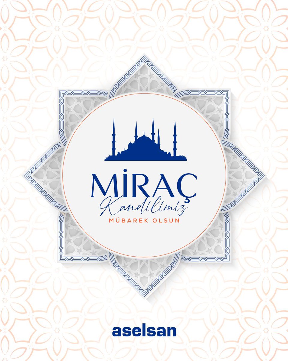 Aziz milletimizin ve İslam âleminin Miraç Kandili'ni kutluyoruz.
Kandilimiz mübarek olsun.🌹