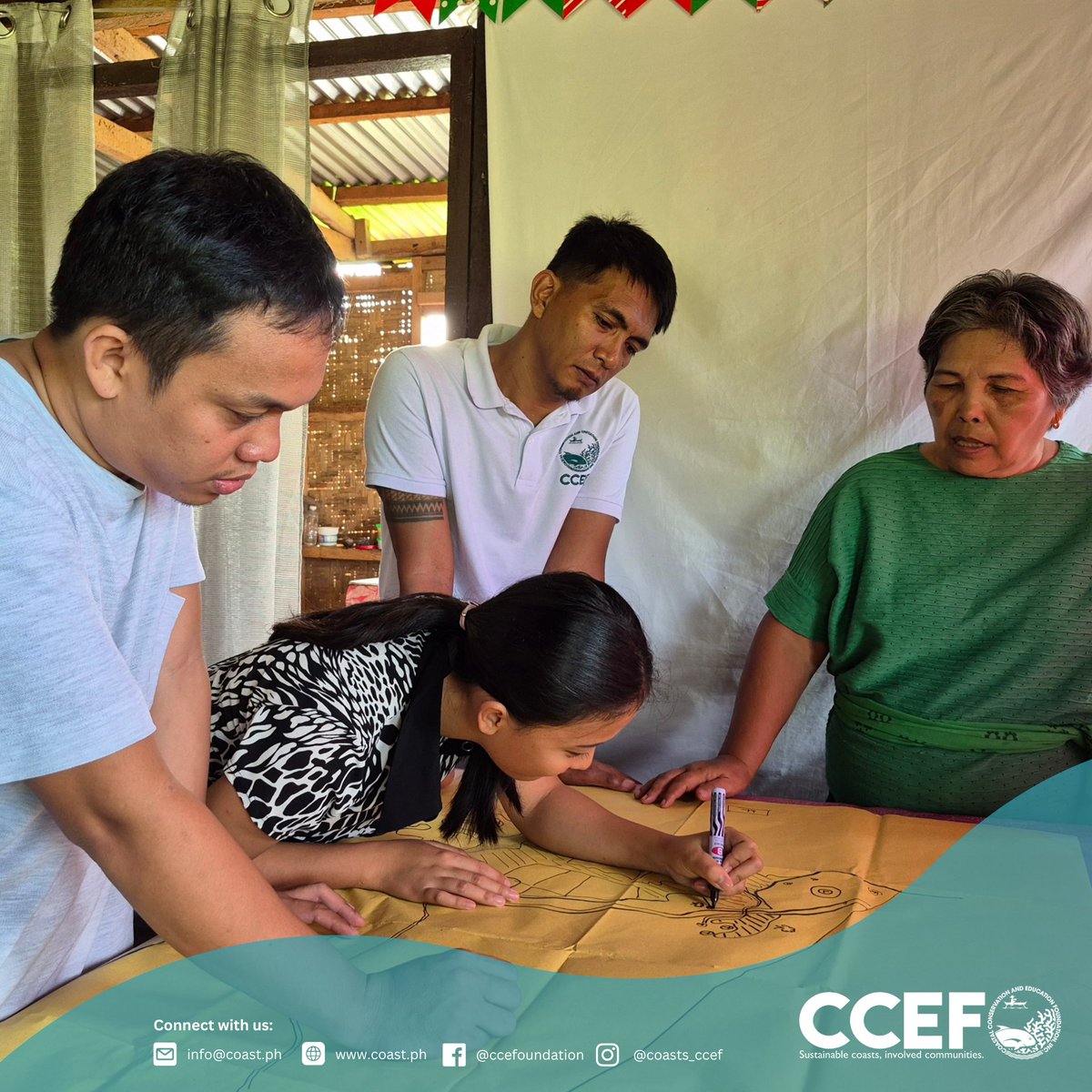 CCEF_PH's tweet image. December  20–22, 2025 | Brgy. Bugas, Badian, Cebu — the Coastal Conservation and  Education Foundation (CCEF), conducted the Product Development and Business Planning Training &amp;amp; Workshop at the Dapdap Floating Cottages.

𝘙𝘦𝘢𝘥 𝘮𝘰𝘳𝘦: coast.ph/ccef-news/12/a…