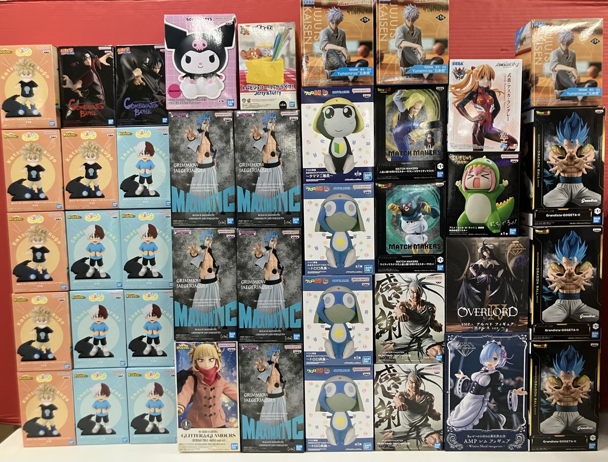 今回も沢山のプライズフィギュアを 買取させて頂きました‼️ 是非、お