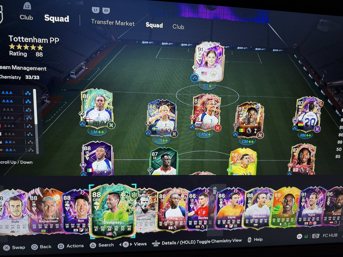 My Tottenham pp is looking so nice