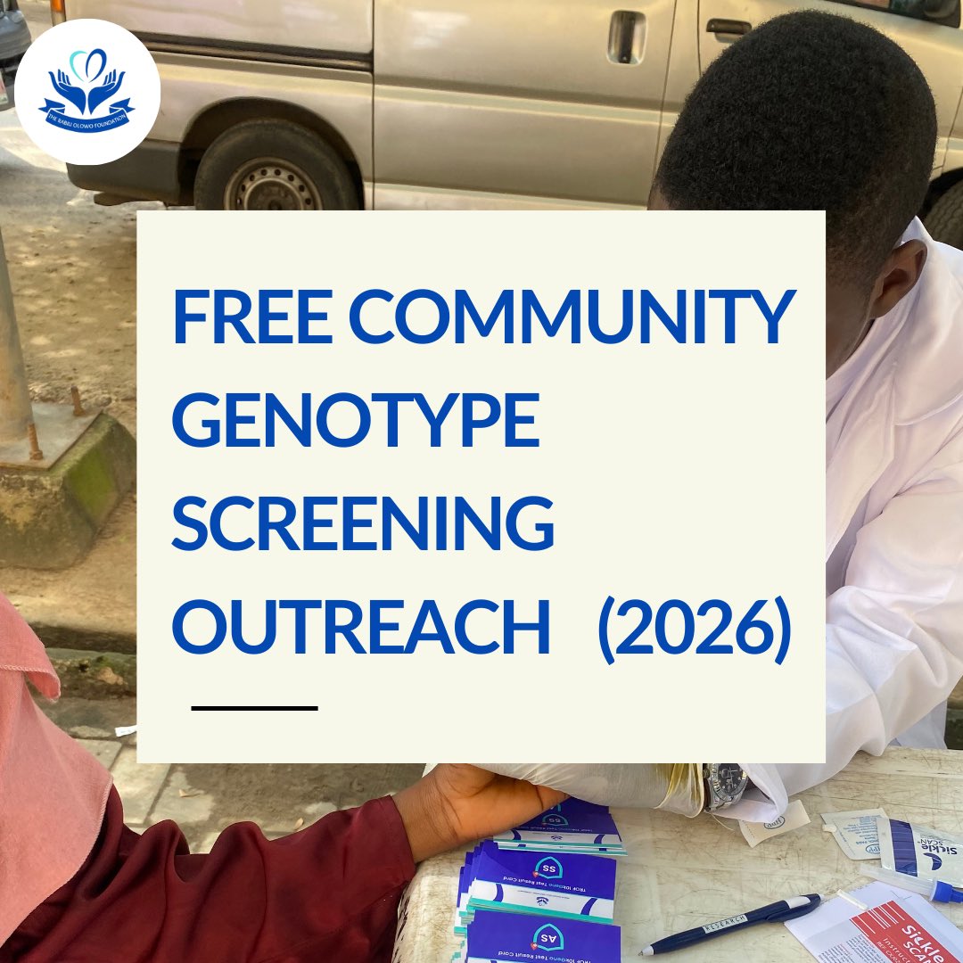 therofdn's tweet image. Thousands of Nigerians in underserved communities have never had access to this Genotype test.
That changes in 2026.

TROF is bringing FREE genotype testing directly to communities nationwide 🇳🇬
Send us a DM. Let’s make it happen.

#GenotypeTesting #CommunityHealth #TROF