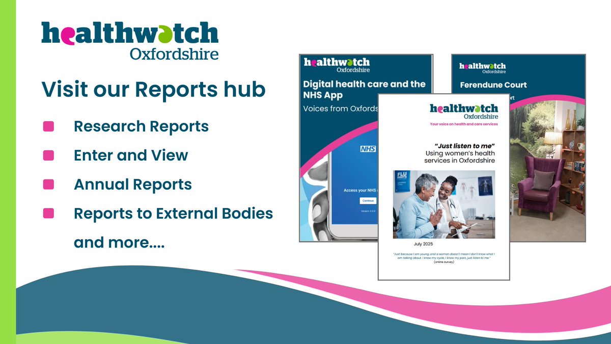 HealthwatchOxon tweet media