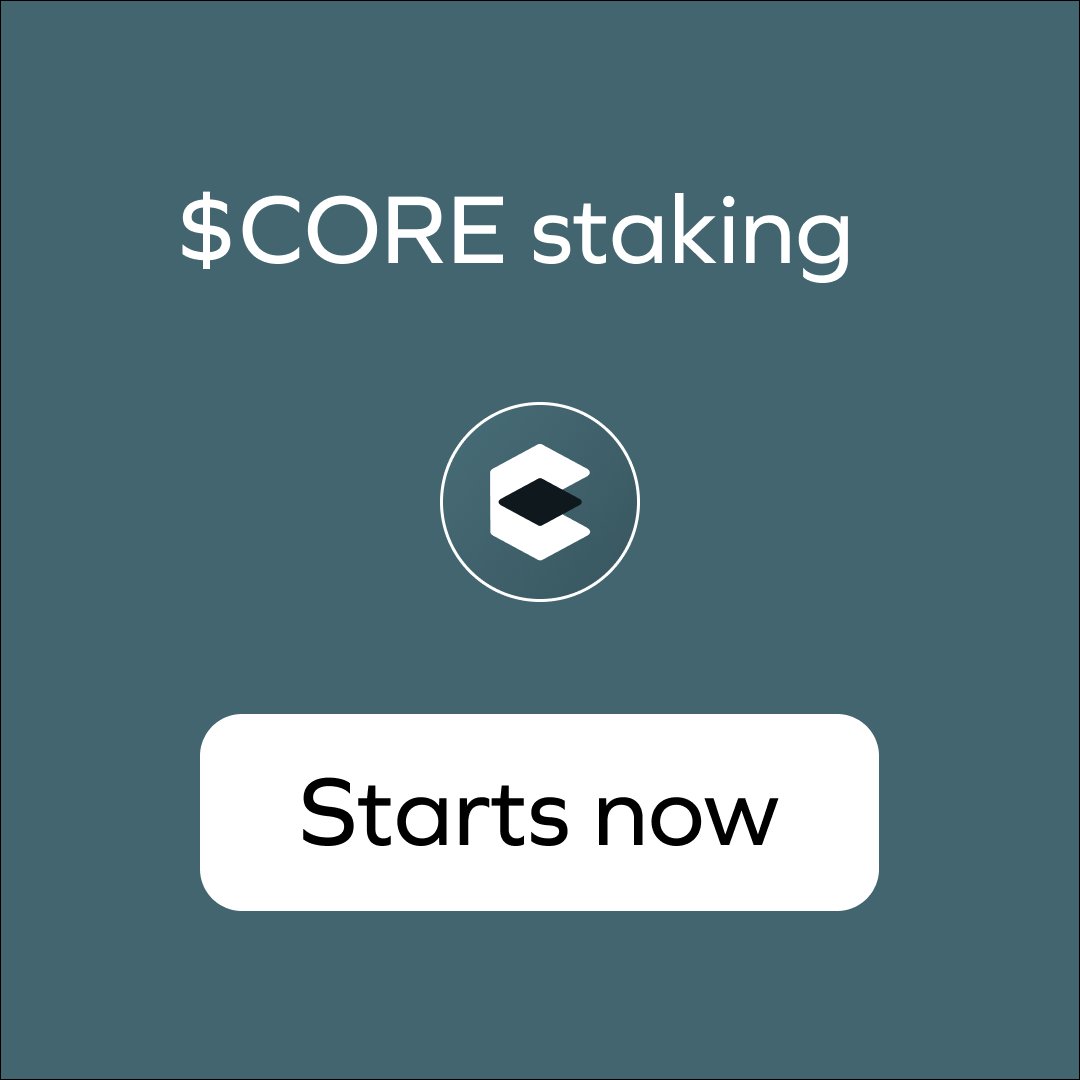 $CORE staking is LIVE! 🎉

✨3-month program
🔥100k $BUN rewards

How to participate:
Swap $ETH → $CORE on bundles.fi
Stake on the $CORE page